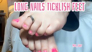 Clips 4 Sale - Long Nails Ticklish Feet