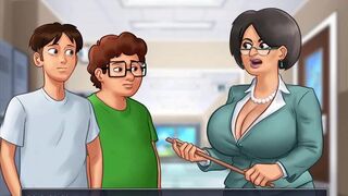 Summertime Saga: Naughty Dean With Big Tits - Episode 2