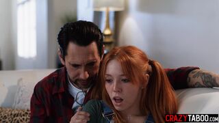 Stepdad and guy fucked hot stepdaughter