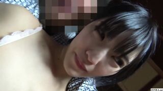 Japanese hotwife onsen retreat with fox face and perfect body wife
