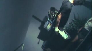 Office slut and cleaner guy fuck