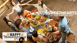 Club Sweethearts - Thanksgiving Dinner turns into Fucking Fiesta by ClubSweethearts