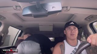 Busty Latina Babe Kesha Ortega Fucks Guy in Backseat of Car