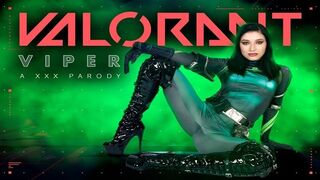 VR Cosplay X - Raven Lane As Toxic VIPER from VALORANT Will Make You Submit To Her Will