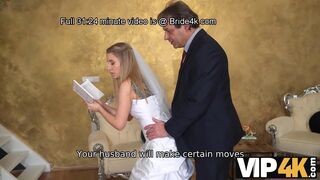 Sweet bride got a special fucking lesson
