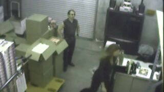 Hot Blonde Fucking Hardcore in warehouse