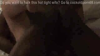 Sexy housewife swinger fucking black dude in Milf Porn Video