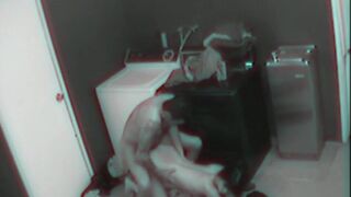 Hot Couple Blowjob and Fucking in laundry