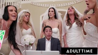 Adult Time - ADULT TIME - Big Titty MILF Brides Discipline Big Dick Wedding Planner With INSANE REVERSE GANGBANG!