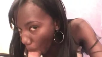 Premium GFs - Cock Sucking POV Ebony Teen