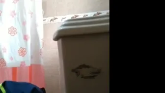 Spying On Latina Grandma With Big Hangers