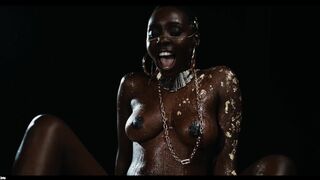 REAL LIFE VORE - Black Goddess squirt over Veronica Leal and swallow her