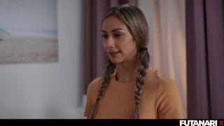 Veronica Leal in Real Life Futanari - Hot Colombian Futa explodes with cum