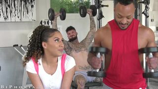 Sexy Latina Pegs BBC BF & Gym Hunk - Dillon Diaz, Hatler Gurius