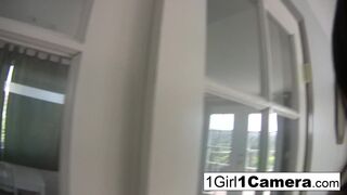 Gorgeous Little Pornstar Films Her Self!!