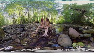 Yanks Ana Molly And Belle Lesbian Fun Outdoors
