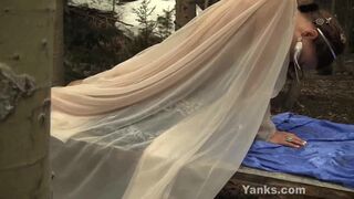 Yanks Cutie Sage's Outdoor Humping Fun