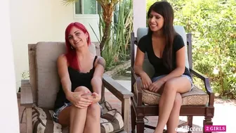 Addicted 2 Girls - Hot Redhead Eating Brunette's Hot Juicy Pussy