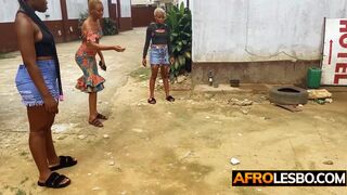 African lesbian and GFS love threesome