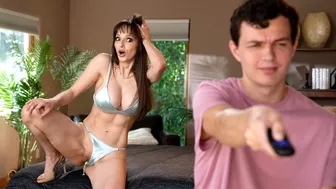 Stepson Has The Remote To Stepmoms Toy