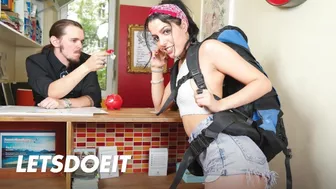 Hostel porn video – Horny Hostel - Slutty Young Latina Bad Lady Fucks Owner For A Free Accommodation At Hostel - HORNY HOSTEL