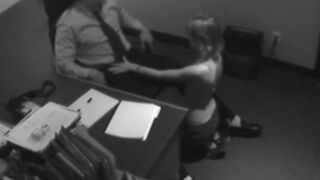 Cock sucking office teen deep throats dick