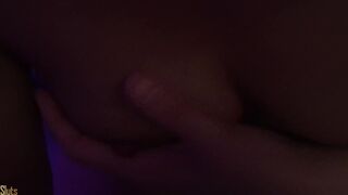 POV cock addicted slut sucking and face fuck practice