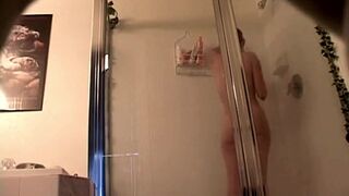 jerking off while spying on my stepdaughter showering
