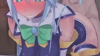 Konosuba AQUA hentai doggystyle'd - Hentai HD