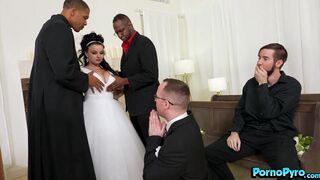 Bride Payton Preslee Gets Fucked By BBCs