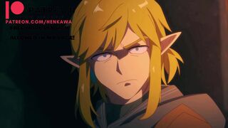 Link Fucks Zelda with Ganondolf's Help! - 4k 60fps hentai
