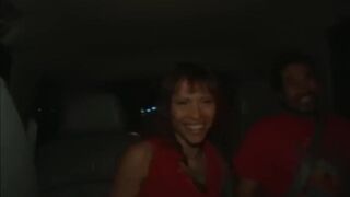 Jayna Oso Masturbate Pussy Closeup in Car