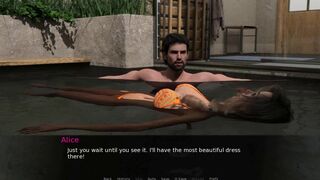 PINE FALLS: EROTIC SEX BY THE POOL ENDS UP WITH CREAMPIE
