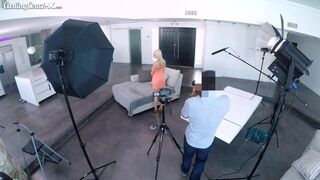 Chloe Temple gets interviewed and fucked on the Casting Couch.