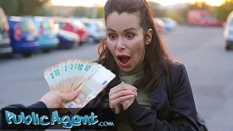 Public Agent - Stunning Brunette MILF With Fantastic Tits Fucks A Stranger To Pay A Fine