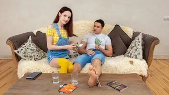 Sis.Porn - Boy Blows Himself And Can Finally Fuck Courteous Stepsister