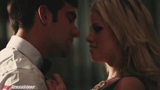 Sensual blonde Jessa Rhodes gives a godlike blowjob and gets fucked