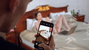 Sis.Porn - Girl Is Caught For Masturbation By Stepbrother In The Bedroom