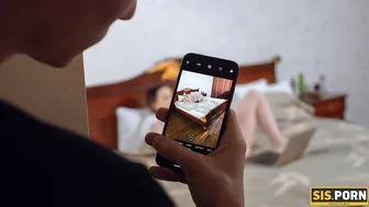 Sis.Porn - Slut Cant Cum Fondling Pussy With Hands But Stepbrother Hurries To Rescue Her