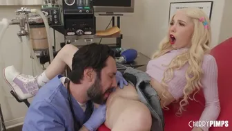 Cherry Pimps - Busted! New Series From Cherrypimps Doctor Gets Caught Finger Fucking His Hot Blonde Teen Patient