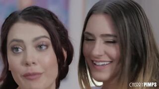 Classy Beauty Sabina Rouge Gets a Hot Piece of Big Tit Babe Ella Reese