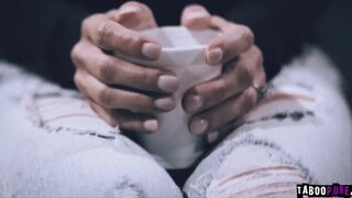 Three Sex addict girls took turns sucking Meths hard dick