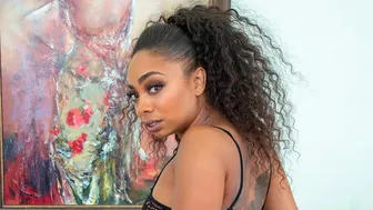 Cherry Pimps - Spicy Model With Tattoos Cali Caliente Shows Off Her Naked Ass