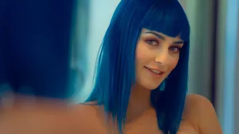 Cherry Pimps - Blue-Haired Chick Jewelz Blu Stimulates Her Wet Pussy With Love