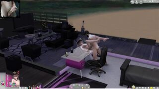 Hu Tao has Sex on the Table. Hentai Porn. Sims4 Sex Mod. Genshin Impact.