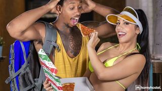 Horny Hostel - Naughty pizza delivery