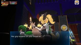 BOWSETTE Koopette Pegging Femdom Strap-on THREESOME