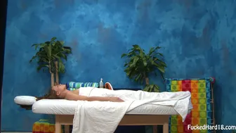 Therapy porn video – Fucked Hard 18 - Beautiful Babe First Time Massage Therapy