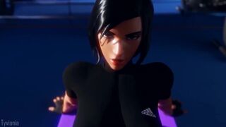 Cumming all over Pharahs Perfect Abs