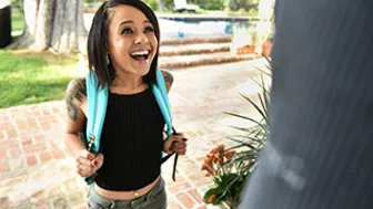 Tiny Pornstar porn video – Exxxtra Small - The Back Door Locksmith
